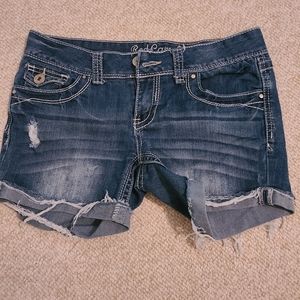 Red Camel Jean Shorts